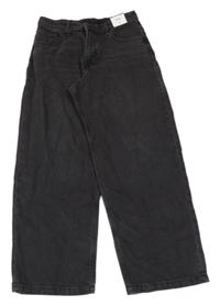 Nové - Tmavošedé baggy rifle H&M