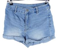 Dámské světlemodré riflové kraťasy H&M