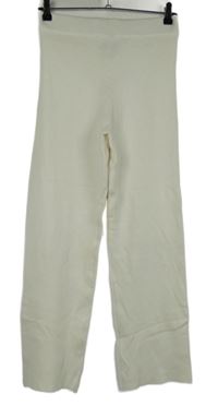 Dámské smetanové pletené kalhoty MissPap 