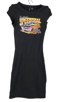 Dámské tmavošedé šaty s potiskem H&M