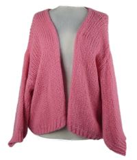 Dámský růžový svetrový cardigán Nagyar 
