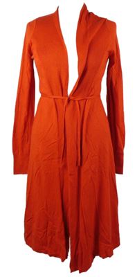 Dámský červený svetrový cardigán na zavazování Wallis 