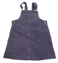 Fialové manšestrové laclové šaty Nutmeg