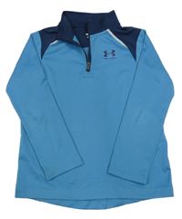Tmavomodro-světlemodré funkční triko Under Armour
