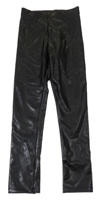 Černé potažené legíny H&M