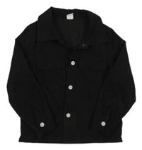 Černá manšestrová košile Shein