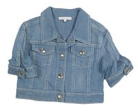 Modrá riflová crop bunda Chloé