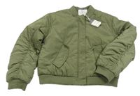 Nové - Khaki šusťákový zateplený bomber Primark