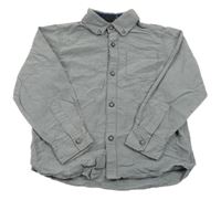 Šedá melírovaná košile Matalan