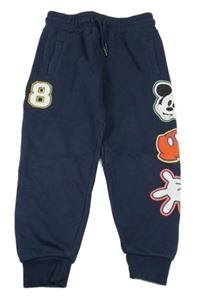 Tmavomodré tepláky s Mickeym 