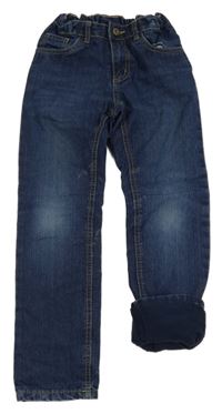 Tmavomodré podšité rifle Pepperts