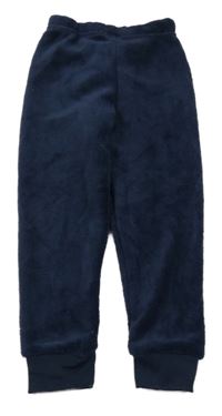 Tmavomodré huňaté kalhoty Kiki&Koko