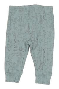 Světlemodré tepláky se zvířátky Lily & Dan