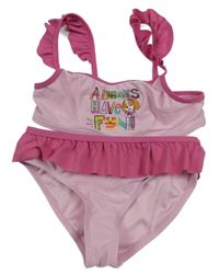 Světlerůžovo-růžové dvoudílné plavky se Skye Nickelodeon