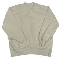 Smetanová oversize mikina Zara