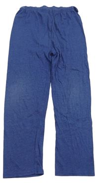 Tmavomodré melírované pyžamové kalhoty PRIMARK