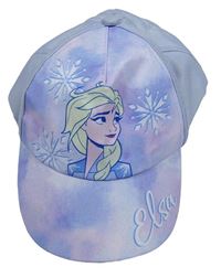 Fialovo-světlerůžovo/světlemodrá kšiltovka s Elsou Disney