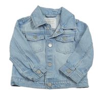 Světlemodrá riflová bunda s límečkem zn. PRIMARK