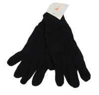 Nové - černé pletené rukavice HATS