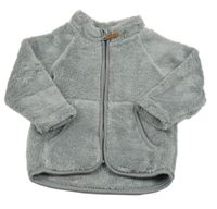 Šedá plyšová bunda H&M