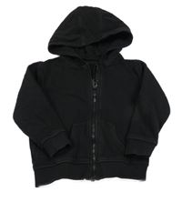 Černá propínací mikina s kapucí George