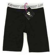 Nové - černo-bílé legínové sportovní kraťasy s nápisy V BY VERY