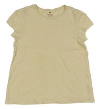 Vanilkové tričko H&M