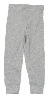 Šedé melírované pyžamové kalhoty H&M