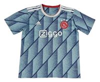 Modrý vzorovaný fotbalový funkční dres - Ajax Amsterdam - Stijn Adidas