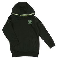 Tmavozelená fotbalová mikina s kapucí - Celtic