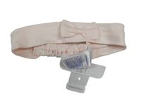 Nové - Světlerůžová čelenka s mašlí