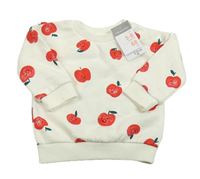 Nové - Smetanová mikina s jablky Primark
