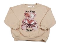 Růžová mikina s medvědem Zara