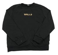 Černá mikina s nápisem Shein