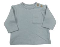 Šedé úpletové triko s kapsou George