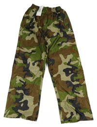 Nové - Army šusťákové nepromokavé kalhoty