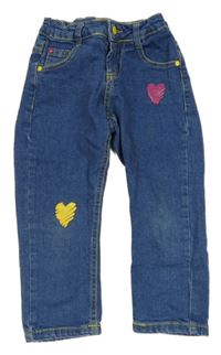 Modré rifle se srdíčky