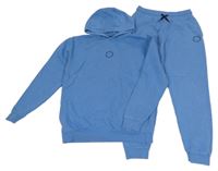 2set - Modrá mikina s nápisem a kapucí + tepláky George