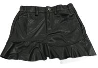 Černá koženková sukně H&M