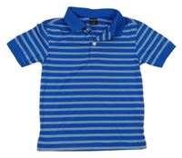Modro-bílé pruhované sportovní polo tričko Nautica