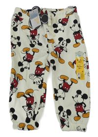 Nové - Smetanové tepláky s Mickeym Primark