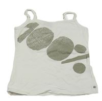 Bílý top s číslem