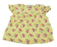 Žluté tričko s melouny Ergee