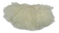 Smetanová tylová sukně s mašlí Next