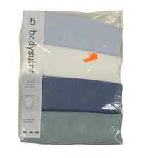 Nové - 4x žebrované body - světlemodré + bílé + modré + zelené Dunnes