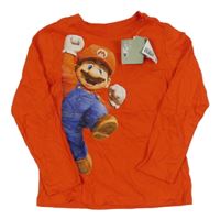 Nové - Červené triko s Mariem H&M