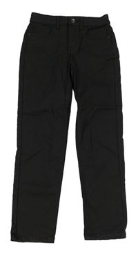 Černé koženkové skinny kalhoty Primark