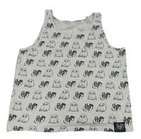 Bílo-černý vzorovaný crop top - Harry Potter C&A