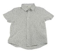 Bílo-černá vzorovaná košile H&M