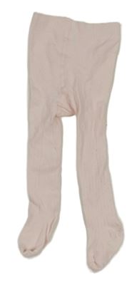 Světlerůžové punčocháče 